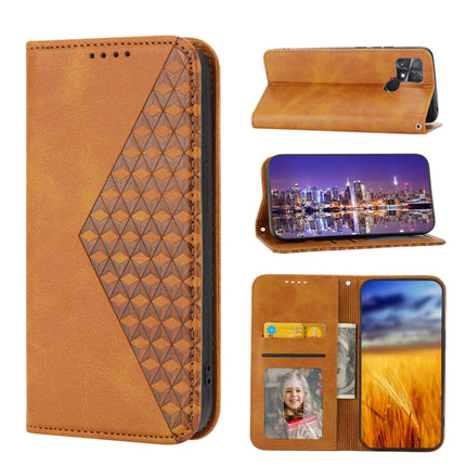 Cubic Grid Calf Texture Magnetic Leather Phone Case, For Samsung Galaxy A54 5G, For Xiaomi 13, For Xiaomi 13 Pro, For Xiaomi Poco C40
