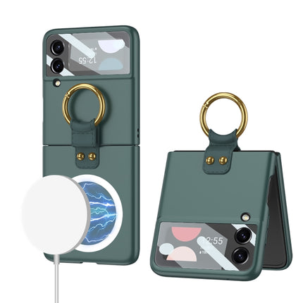 GKK MagSafe Ultrathin Integrated Shockproof Phone Case with Ring Holder, For Samsung Galaxy Z Flip4