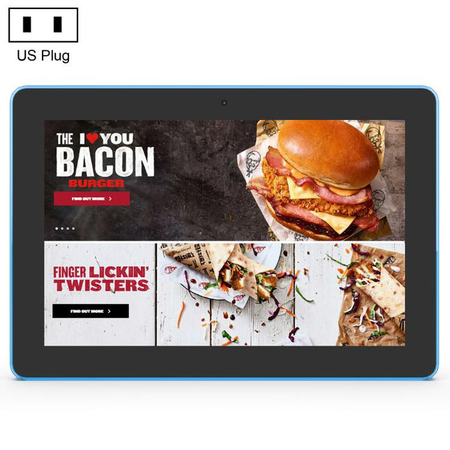 WA1052T 10.1 inch HD IPS Display Advertising Machine Android 8.1 RK3288 2GB+16GB, Plug Type:EU Plug, EU Plug, US Plug, UK Plug, AU Plug