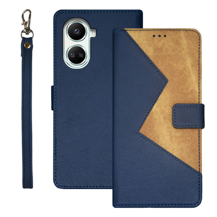 idewei Two-color Splicing Leather Phone Case, For Huawei nova 10 SE, For Huawei nova Y61 4G, For Infinix Zero Ultra 5G