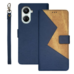 idewei Two-color Splicing Leather Phone Case, For Huawei nova 10 SE, For Huawei nova Y61 4G, For Infinix Zero Ultra 5G