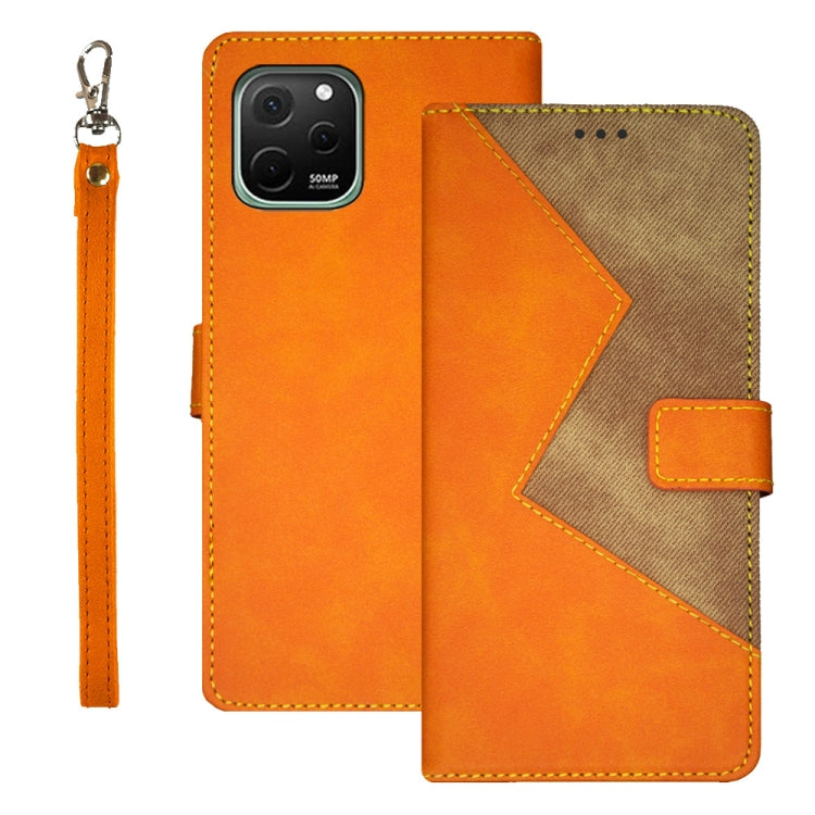 idewei Two-color Splicing Leather Phone Case, For Huawei nova 10 SE, For Huawei nova Y61 4G, For Infinix Zero Ultra 5G
