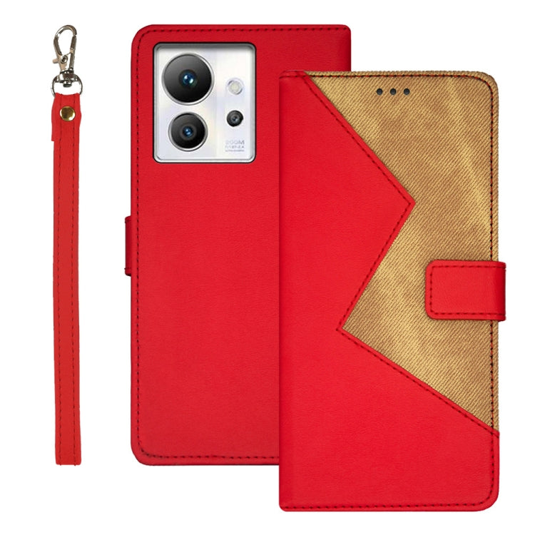 idewei Two-color Splicing Leather Phone Case, For Huawei nova 10 SE, For Huawei nova Y61 4G, For Infinix Zero Ultra 5G