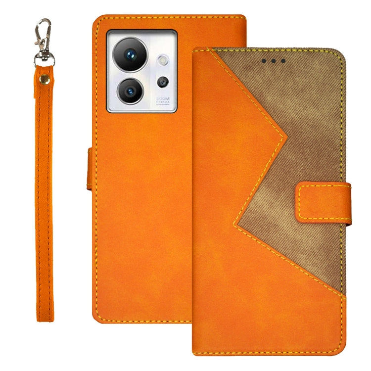 idewei Two-color Splicing Leather Phone Case, For Huawei nova 10 SE, For Huawei nova Y61 4G, For Infinix Zero Ultra 5G