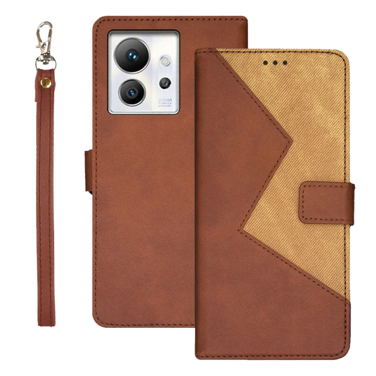 idewei Two-color Splicing Leather Phone Case, For Huawei nova 10 SE, For Huawei nova Y61 4G, For Infinix Zero Ultra 5G