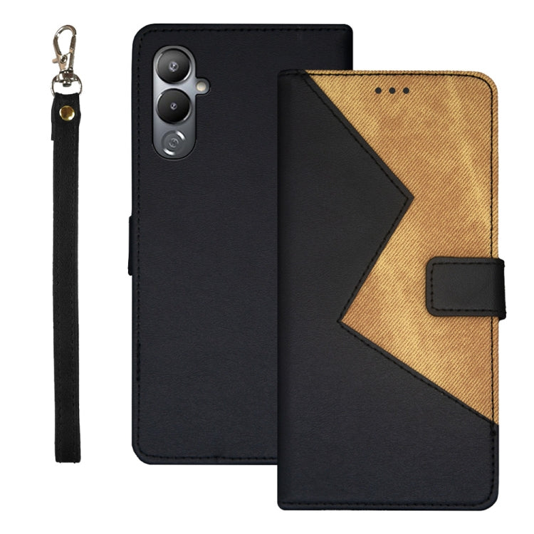idewei Two-color Splicing Leather Phone Case, For Realme 10 5G, For Tecno Pova 4, For ZTE Axon 30S