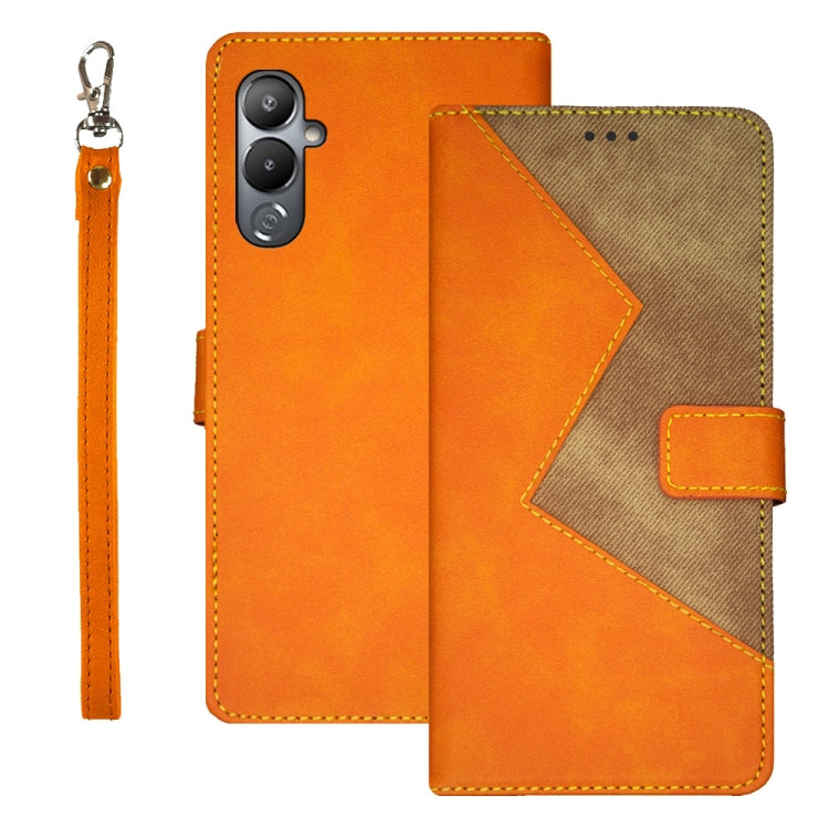idewei Two-color Splicing Leather Phone Case, For Realme 10 5G, For Tecno Pova 4, For ZTE Axon 30S