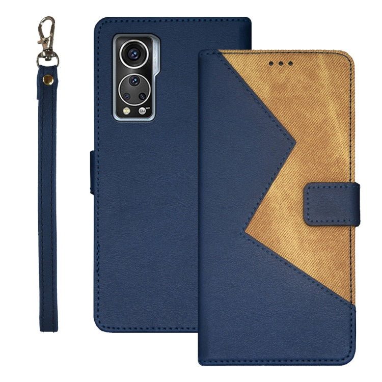 idewei Two-color Splicing Leather Phone Case, For Realme 10 5G, For Tecno Pova 4, For ZTE Axon 30S