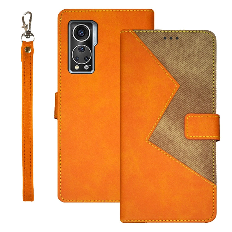 idewei Two-color Splicing Leather Phone Case, For Realme 10 5G, For Tecno Pova 4, For ZTE Axon 30S