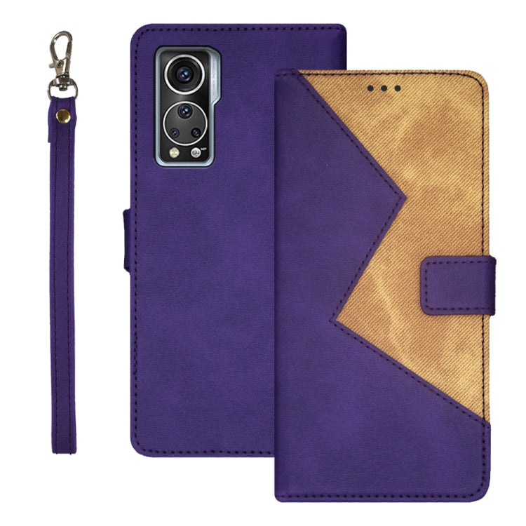 idewei Two-color Splicing Leather Phone Case, For Realme 10 5G, For Tecno Pova 4, For ZTE Axon 30S