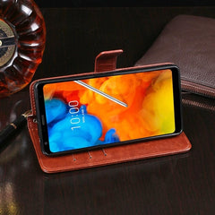 idewei Crazy Horse Texture Leather Phone Case, For Oukitel C19 Pro, For Realme 10 5G, For Tecno Pova 4