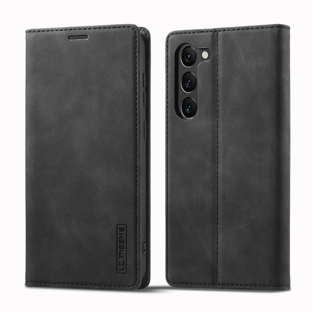 LC.IMEEKE Strong Magnetism Ultra-thin Matte Leather Phone Case, For Samsung Galaxy S23 5G, For Samsung Galaxy S23+ 5G