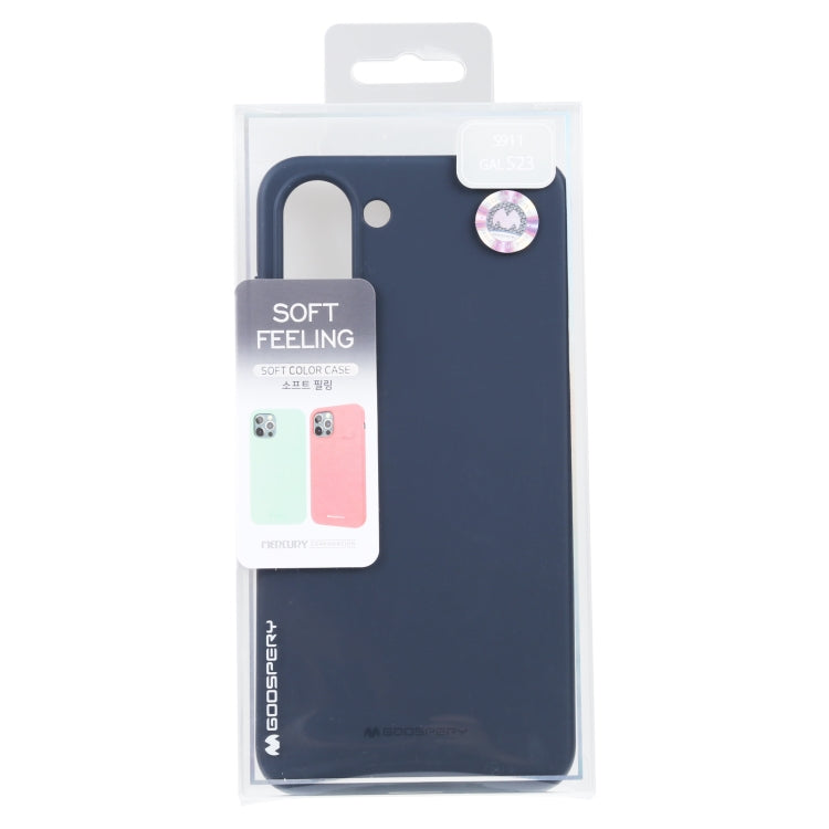 GOOSPERY SOFT FEELING Liquid TPU Soft Case, For Samsung Galaxy S23 5G, For Samsung Galaxy S23+ 5G, For Samsung Galaxy S23 Ultra 5G