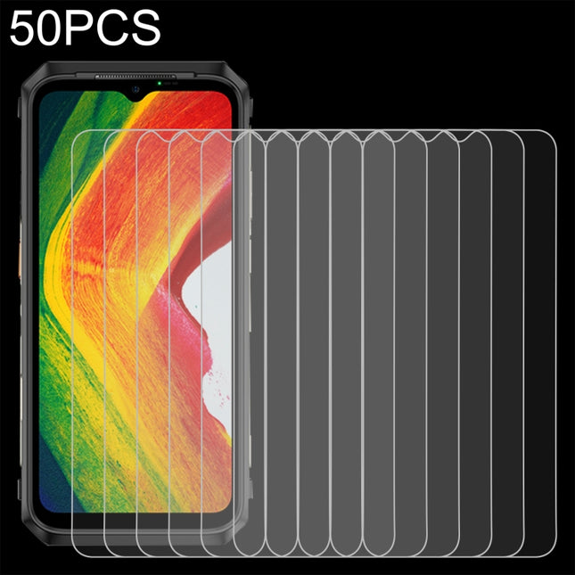 50pcs 0.26mm 9H 2.5D Tempered Glass Film, For Ulefone Power Armor 18 (50 PCS)