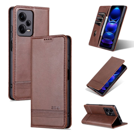AZNS Magnetic Calf Texture Flip Leather Phone Case, For Samsung Galaxy S23 5G, For Samsung Galaxy S23+ 5G, For Samsung Galaxy S23 Ultra 5G, For Xiaomi Redmi Note 12 Pro 5G China / Note 12 Pro 5G+ China