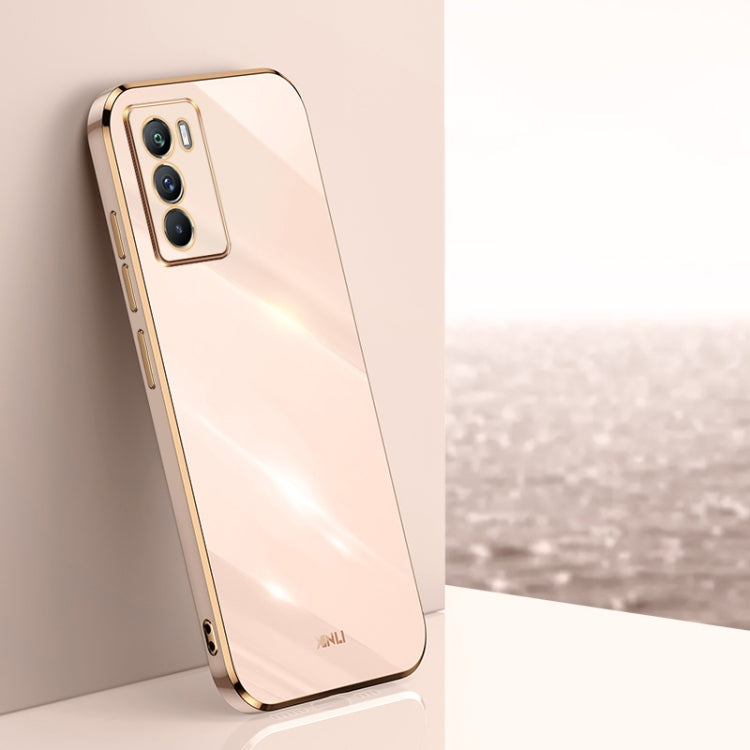 XINLI Straight Edge 6D Electroplate TPU Phone Case