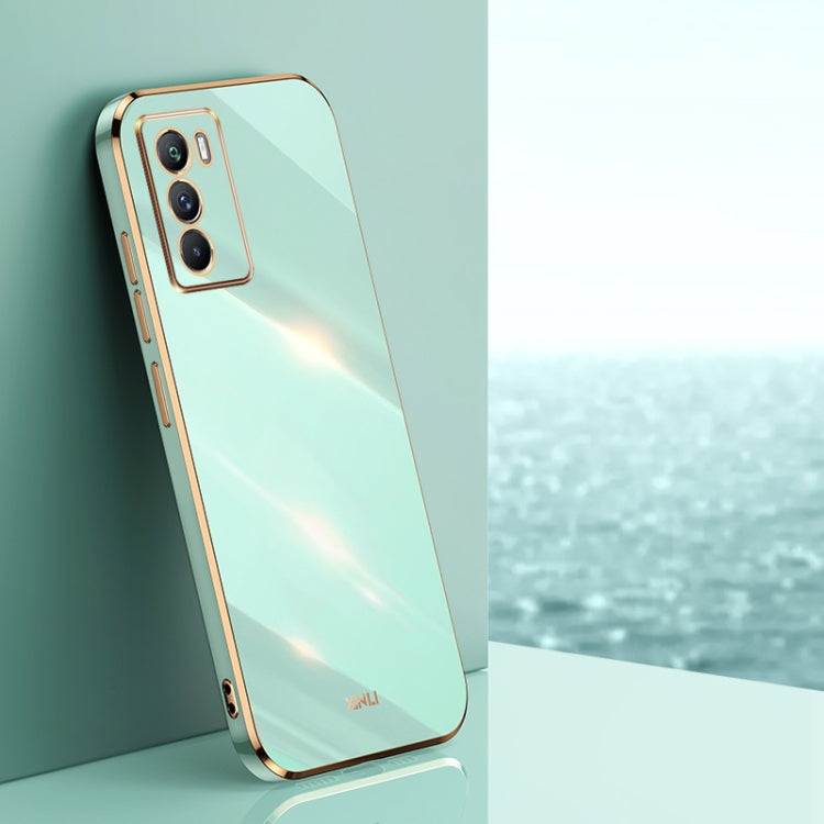 XINLI Straight Edge 6D Electroplate TPU Phone Case
