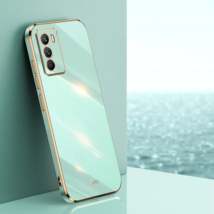 XINLI Straight Edge 6D Electroplate TPU Phone Case, For vivo iQOO Neo5 S, For vivo iQOO Neo6, For vivo iQOO Neo7