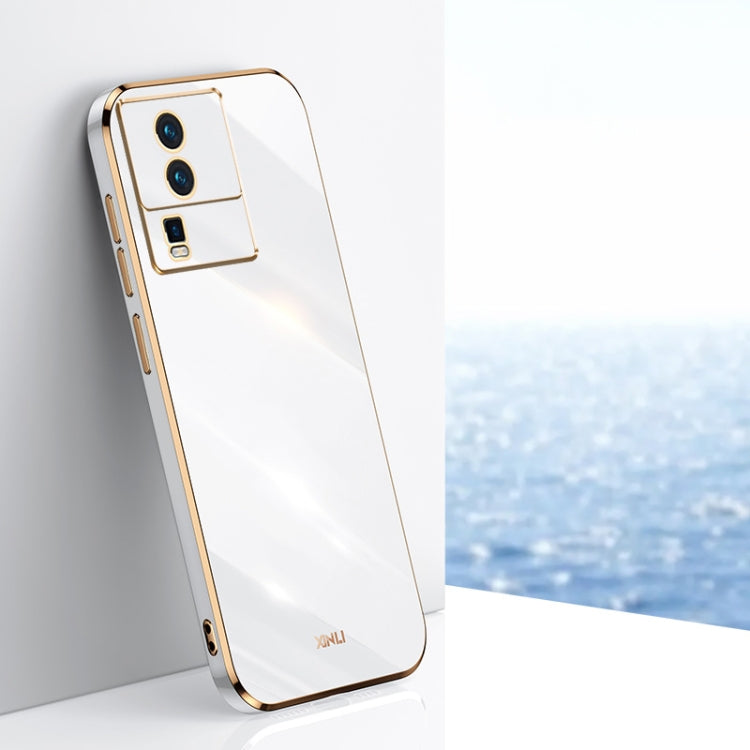 XINLI Straight Edge 6D Electroplate TPU Phone Case