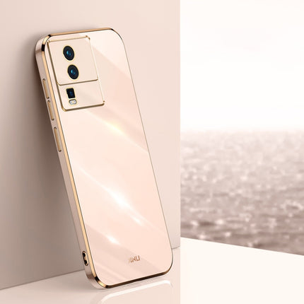 XINLI Straight Edge 6D Electroplate TPU Phone Case, For vivo iQOO Neo5 S, For vivo iQOO Neo6, For vivo iQOO Neo7