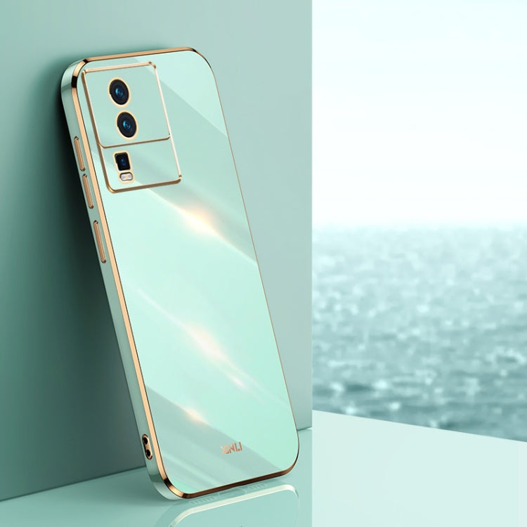 XINLI Straight Edge 6D Electroplate TPU Phone Case