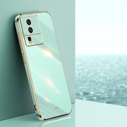 XINLI Straight Edge 6D Electroplate TPU Phone Case, For vivo iQOO Neo5 S, For vivo iQOO Neo6, For vivo iQOO Neo7