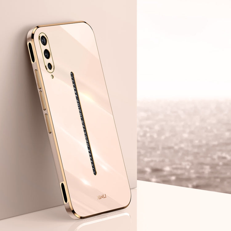 XINLI Straight Edge 6D Electroplate TPU Phone Case