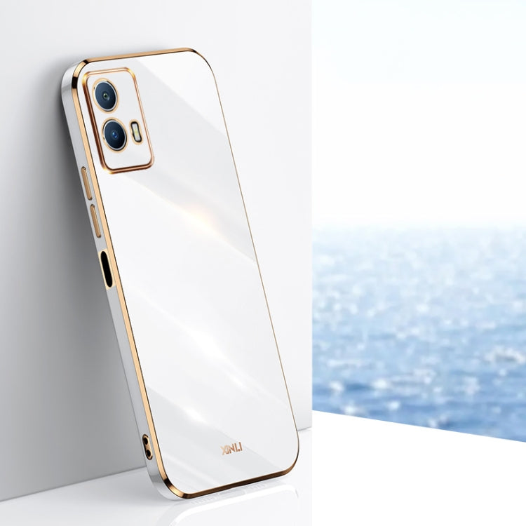 XINLI Straight Edge 6D Electroplate TPU Phone Case