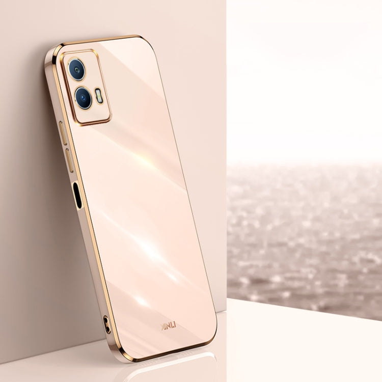 XINLI Straight Edge 6D Electroplate TPU Phone Case