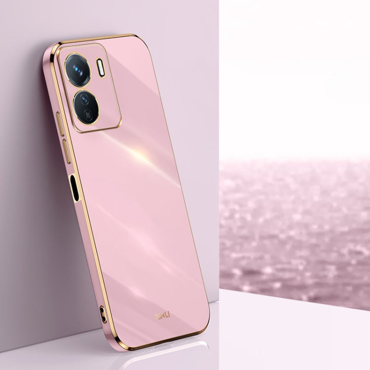 XINLI Straight Edge 6D Electroplate TPU Phone Case