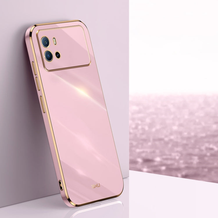 XINLI Straight Edge 6D Electroplate TPU Phone Case
