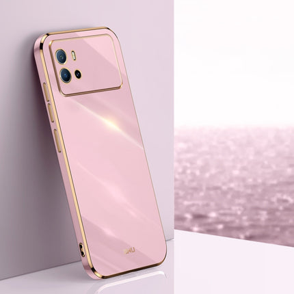 XINLI Straight Edge 6D Electroplate TPU Phone Case, For vivo iQOO 9, For vivo S15, For vivo S15e
