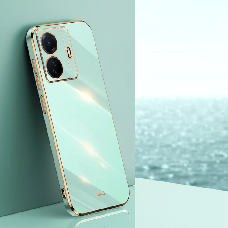 XINLI Straight Edge 6D Electroplate TPU Phone Case