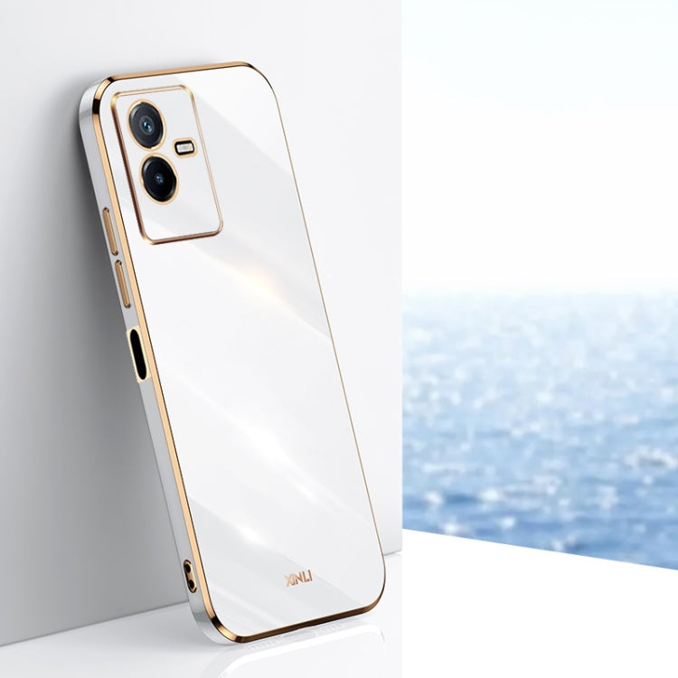 XINLI Straight Edge 6D Electroplate TPU Phone Case