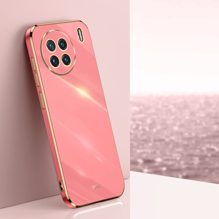 XINLI Straight Edge 6D Electroplate TPU Phone Case, For vivo X80, For vivo X80 Pro, For vivo X90 5G