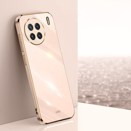 XINLI Straight Edge 6D Electroplate TPU Phone Case, For vivo X80, For vivo X80 Pro, For vivo X90 5G