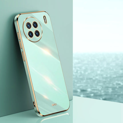 XINLI Straight Edge 6D Electroplate TPU Phone Case, For vivo X80, For vivo X80 Pro, For vivo X90 5G