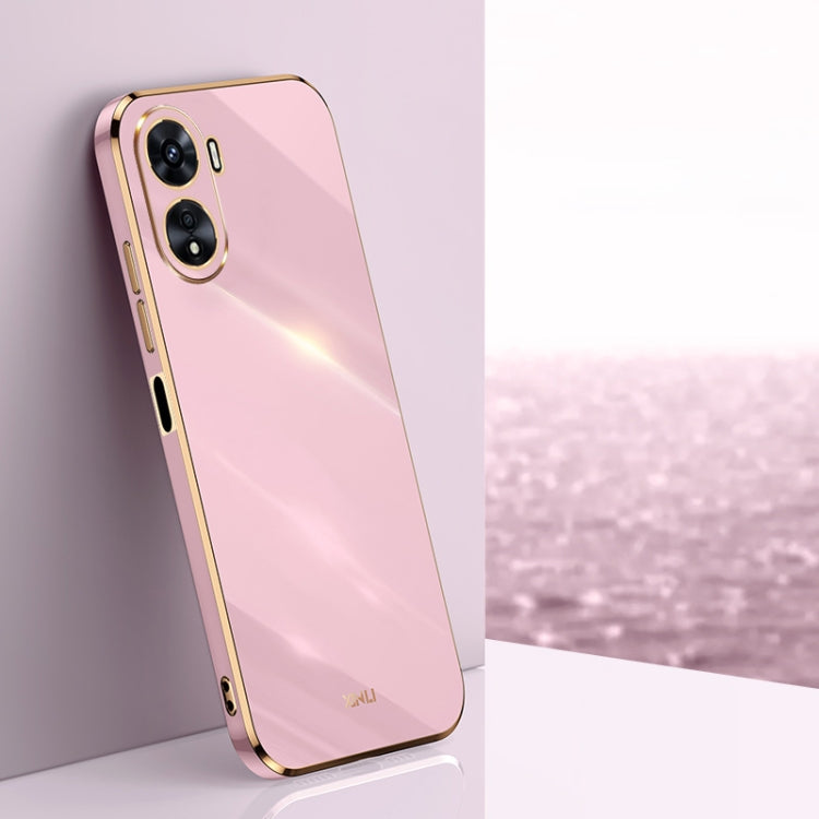 XINLI Straight Edge 6D Electroplate TPU Phone Case, For vivo Y10, For vivo Y16 4G, For vivo Y22s