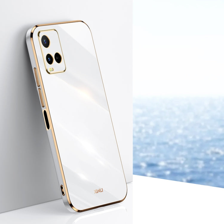 XINLI Straight Edge 6D Electroplate TPU Phone Case