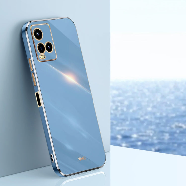 XINLI Straight Edge 6D Electroplate TPU Phone Case