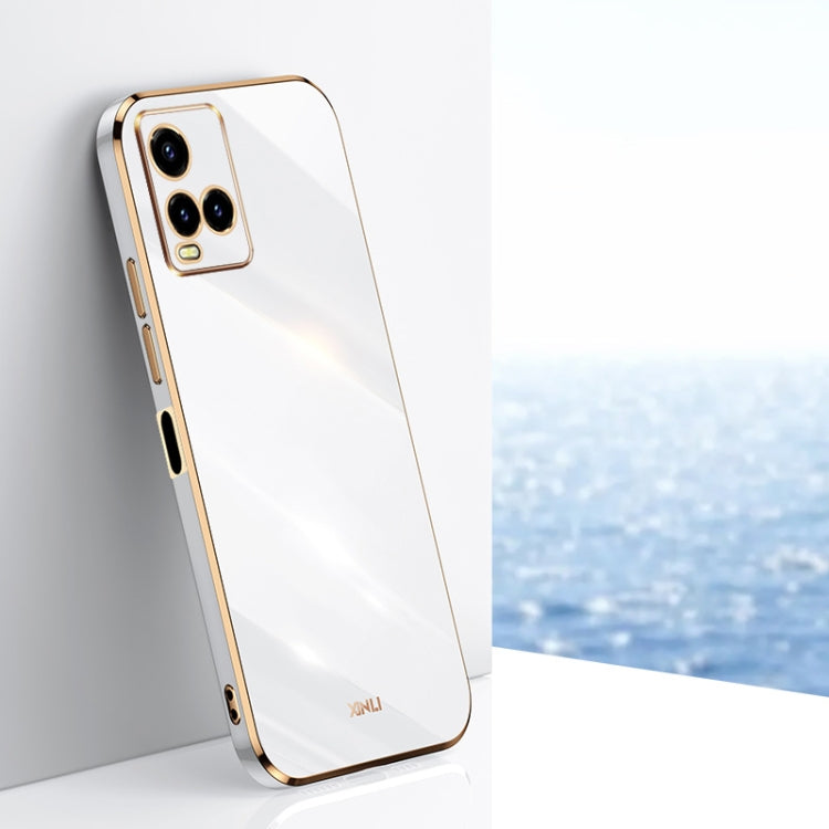 XINLI Straight Edge 6D Electroplate TPU Phone Case