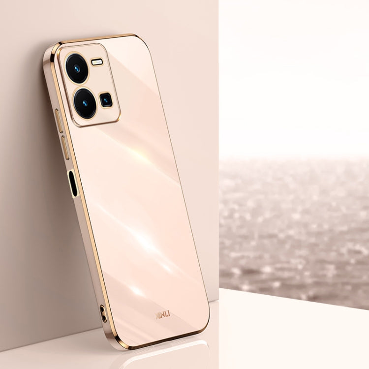 XINLI Straight Edge 6D Electroplate TPU Phone Case