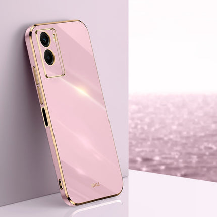 XINLI Straight Edge 6D Electroplate TPU Phone Case, For vivo Y55s 5G, For vivo Z5x, For vivo Y33s