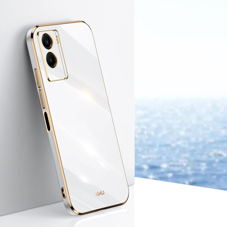 XINLI Straight Edge 6D Electroplate TPU Phone Case