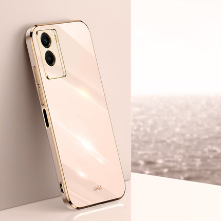 XINLI Straight Edge 6D Electroplate TPU Phone Case, For vivo Y55s 5G, For vivo Z5x, For vivo Y33s