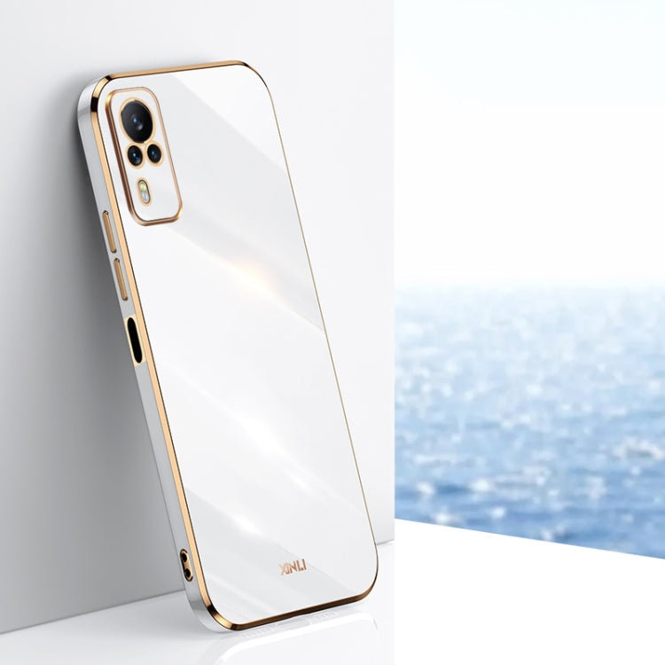XINLI Straight Edge 6D Electroplate TPU Phone Case