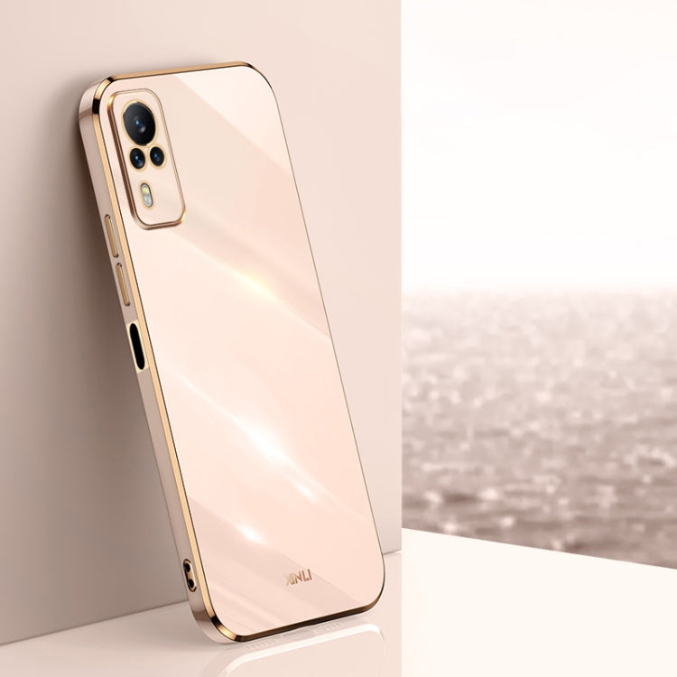 XINLI Straight Edge 6D Electroplate TPU Phone Case