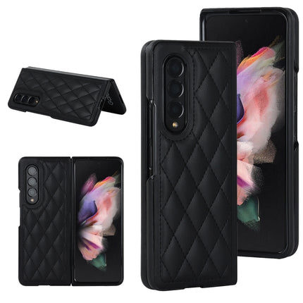 Rhombic Microfiber Folding Phone Case, For Samsung Galaxy Z Fold4, For Samsung Galaxy Z Fold3, For Samsung Galaxy Z Flip4