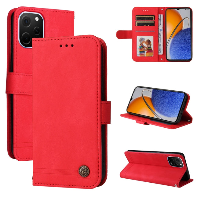 Skin Feel Life Tree Metal Button Leather Phone Case, For Huawei nova Y61, For Realme 10 4G Global, For Realme 10 Pro 5G, For Realme 10 Pro+ 5G