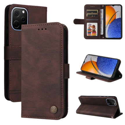 Skin Feel Life Tree Metal Button Leather Phone Case, For Huawei nova Y61, For Realme 10 4G Global, For Realme 10 Pro 5G, For Realme 10 Pro+ 5G